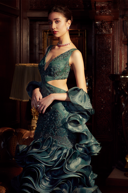 Emerald Green Gown