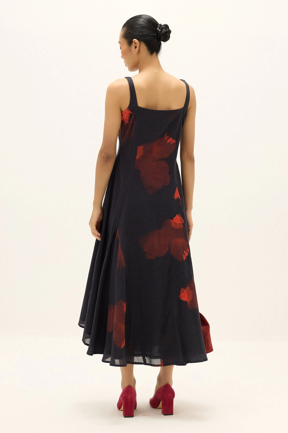Black Red Isabel Dress
