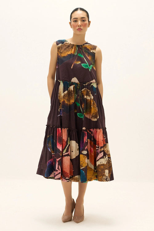 Brown Pinecone Dress