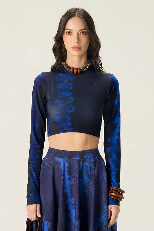 Blue Gigi Blouse
