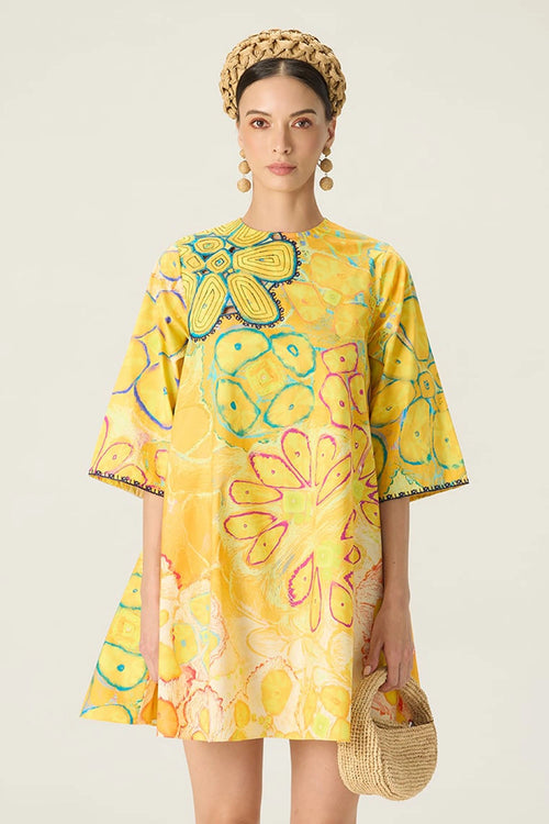 Yellow Novella Dress
