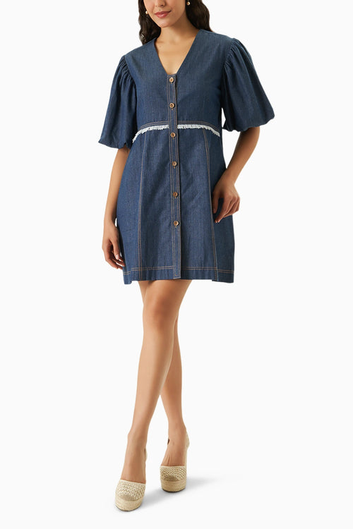 Blue Ease Denim Dress