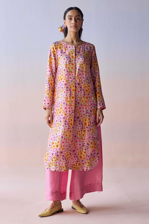 Wildflower Dawn Pink Kurta Set