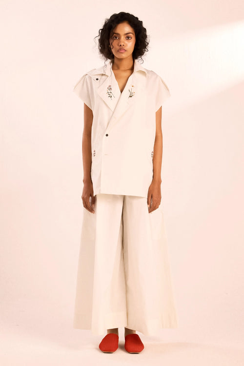 White Rose Pants