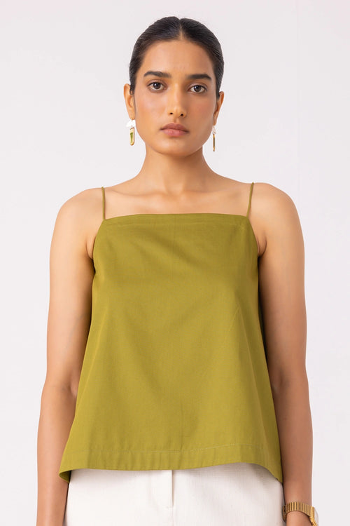 Wendy Green Flared Top