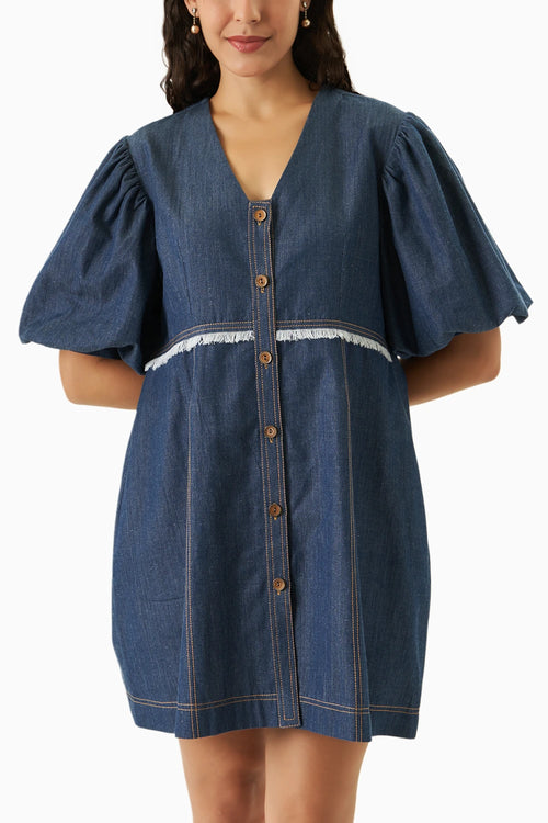 Blue Ease Denim Dress