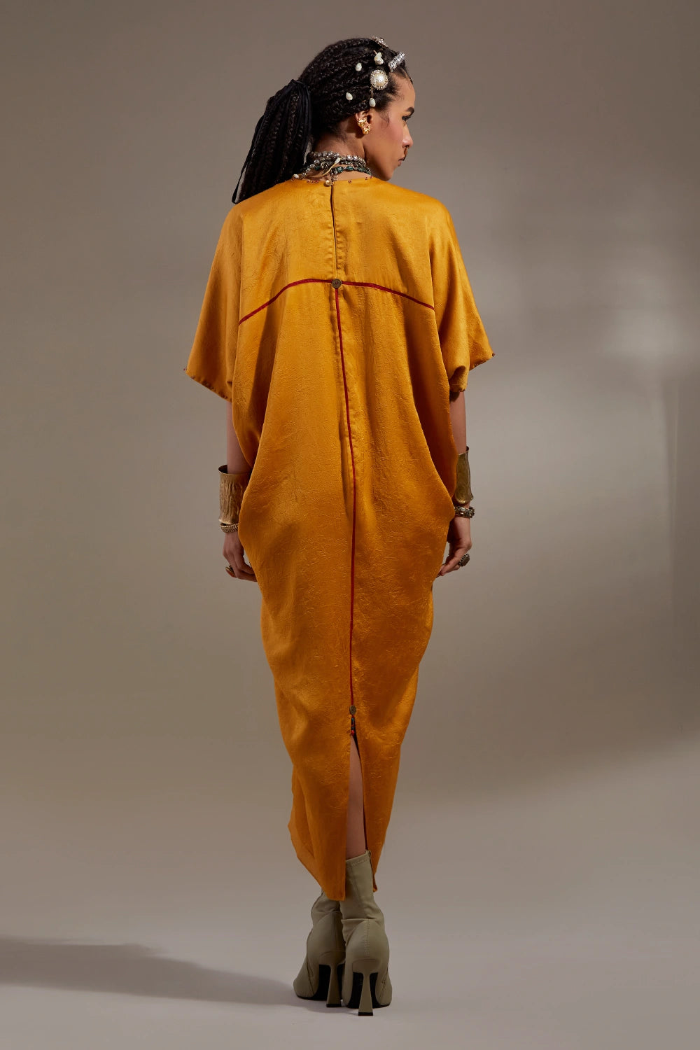Yellow Topaz Anka Zia Trapeze Dress