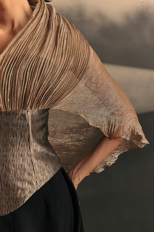 Gold Black Noa Top And Arc Trouser