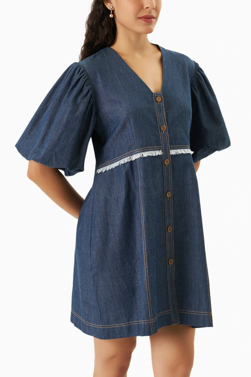 Blue Ease Denim Dress