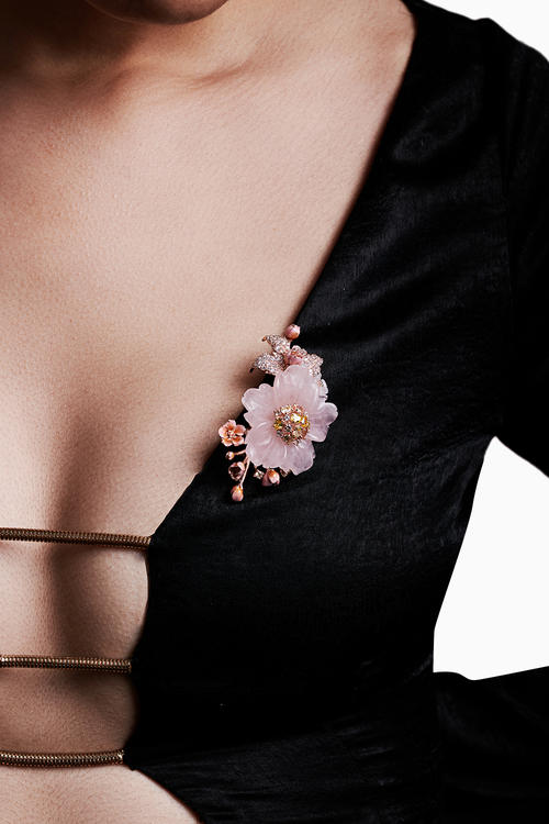 Poppy Waltz Brooch