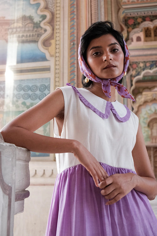 Lavender Long Tier Dress