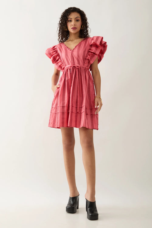 Gala Salmon Dress