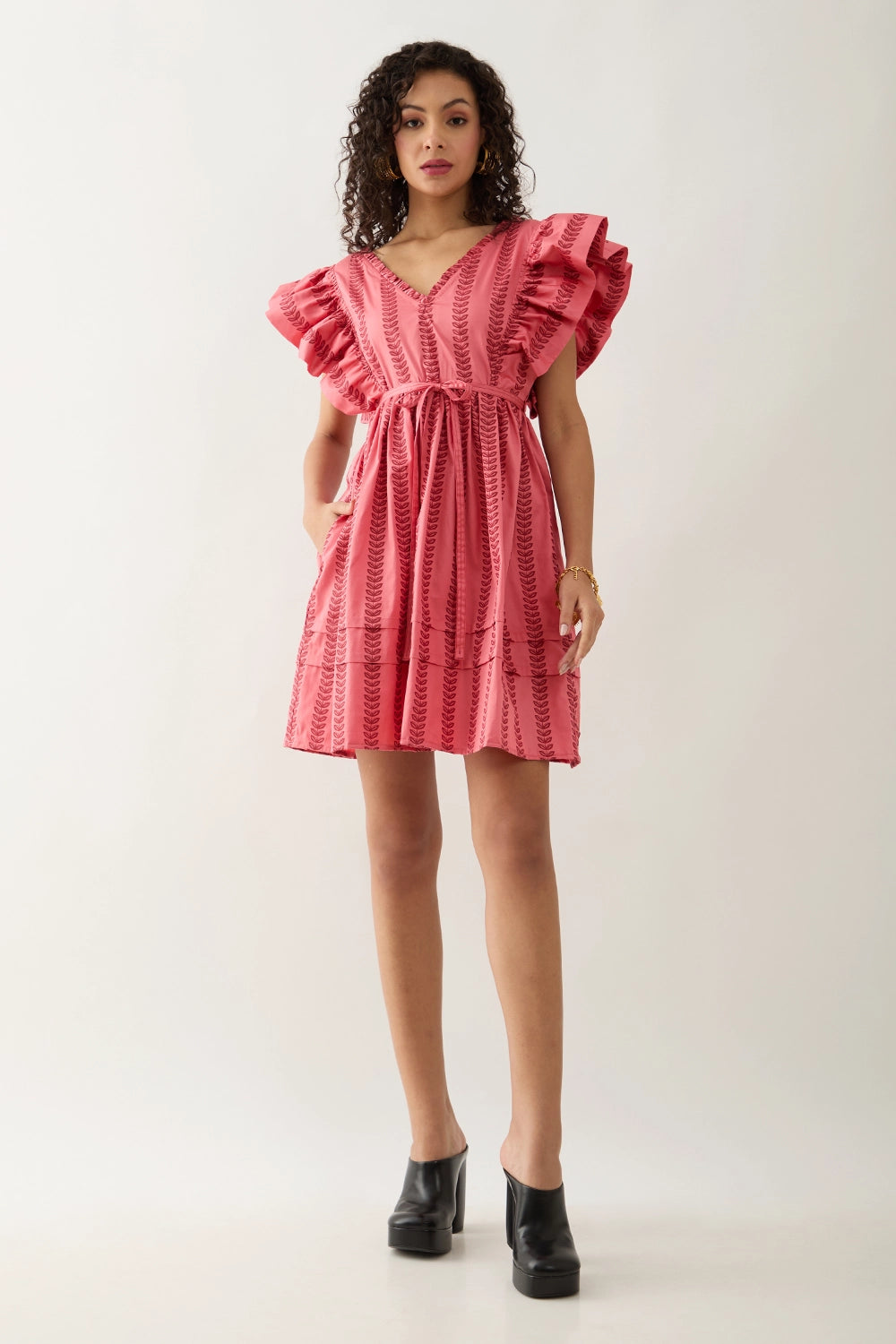 Gala Salmon Dress