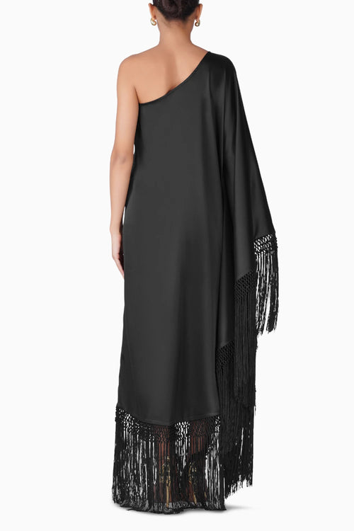 Black Midsummer Kaftan
