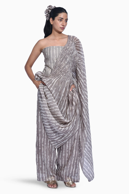 Dissected Drape Grey Set