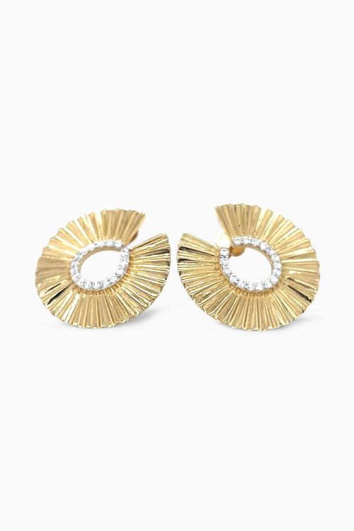 Radiant Crescent Earrings