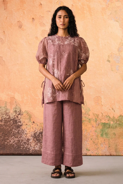 Onion Pink Petal Co-ord Set
