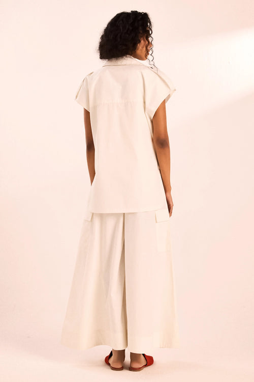 White Rose Pants