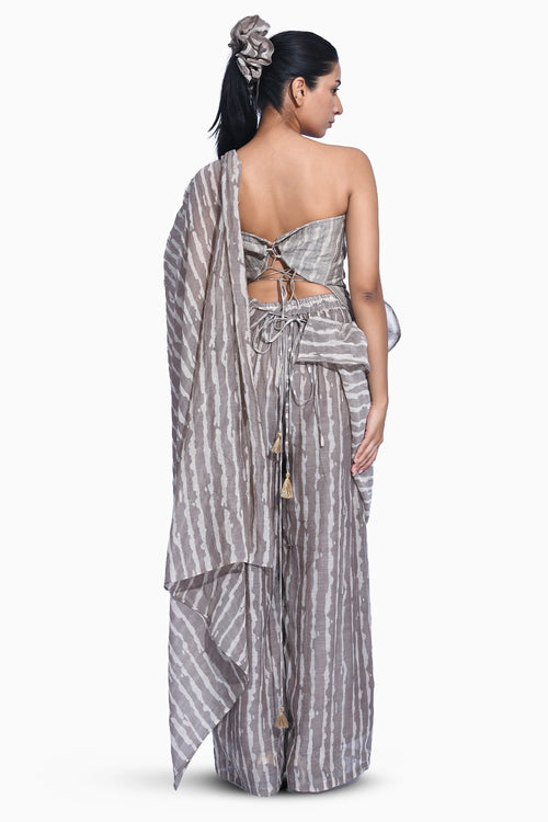 Dissected Drape Grey Set