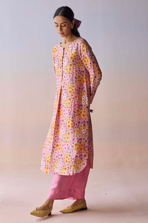 Wildflower Dawn Pink Kurta Set