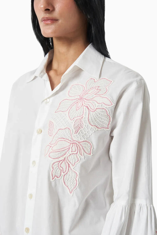 Blush Outline Bloom Shirt