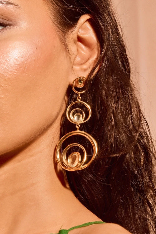 Wave Trio Earrings
