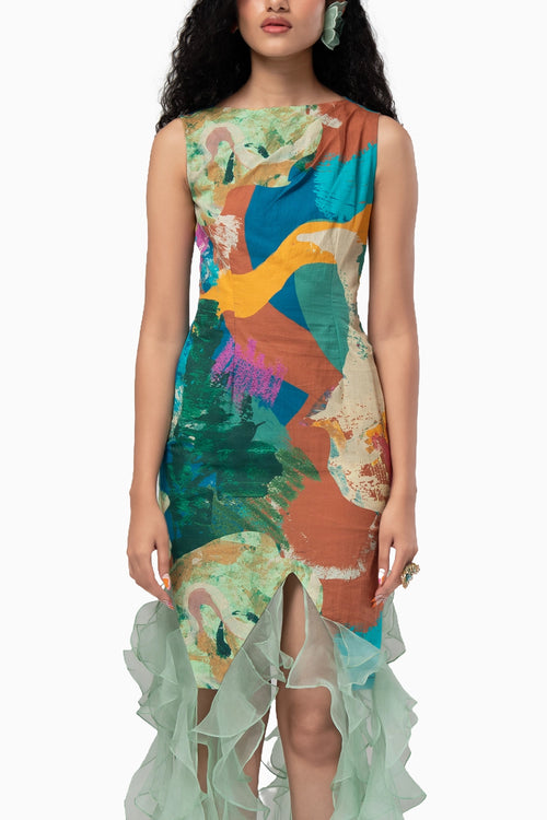 Bay Ruffled Dress