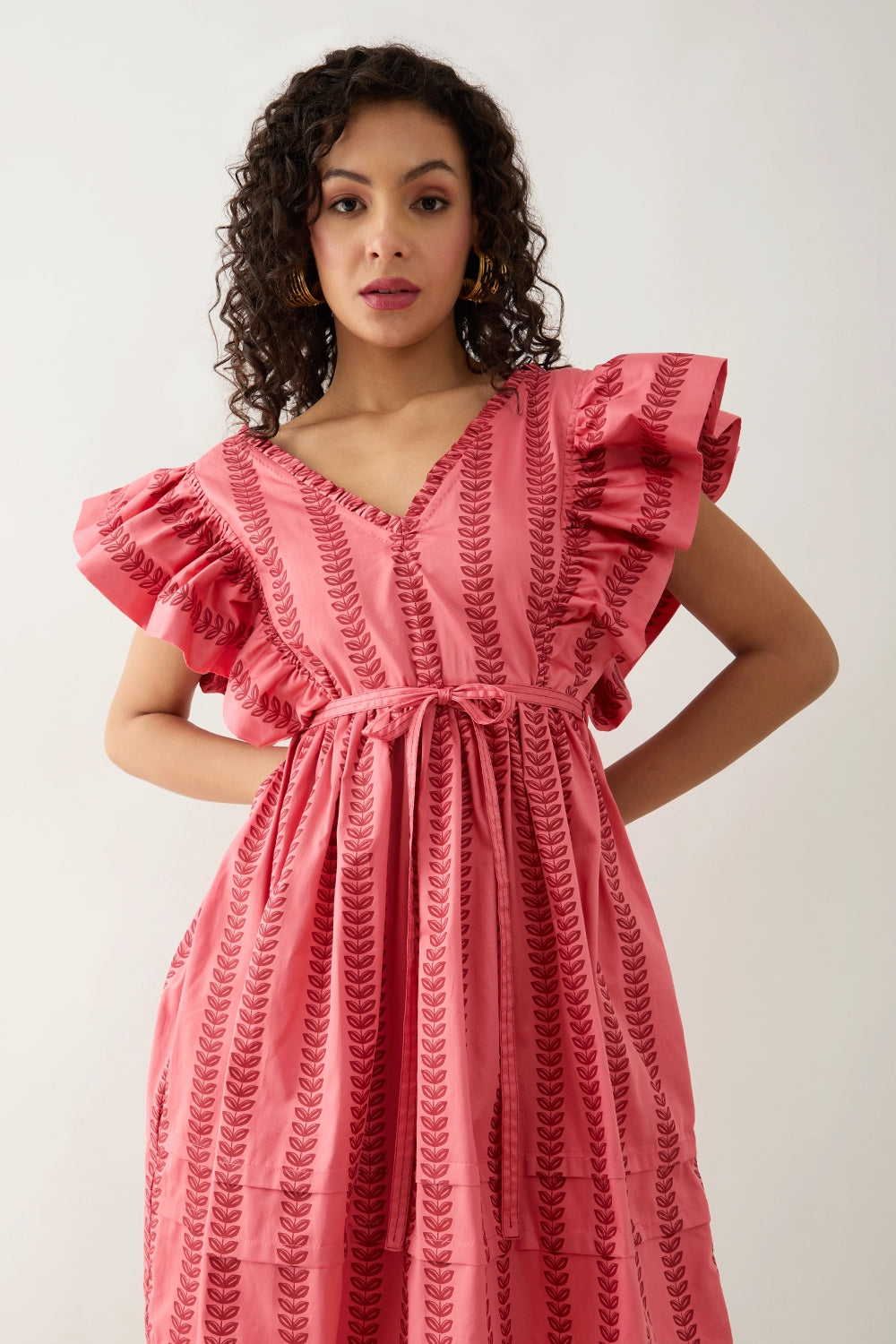Gala Salmon Dress