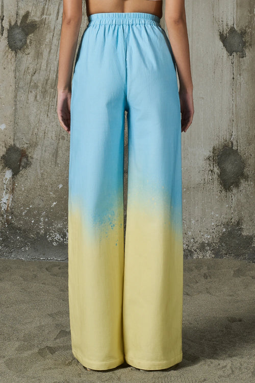 Soft Horizon Straight Trousers