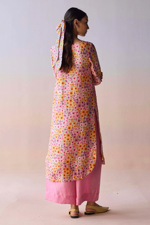 Wildflower Dawn Pink Kurta Set