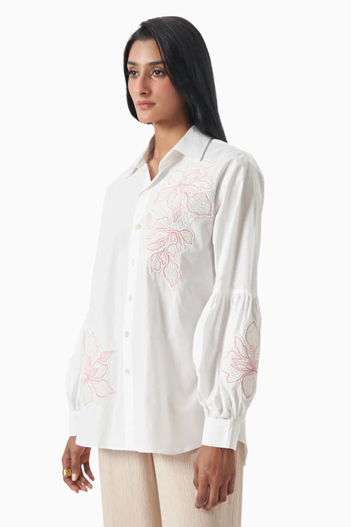 Blush Outline Bloom Shirt
