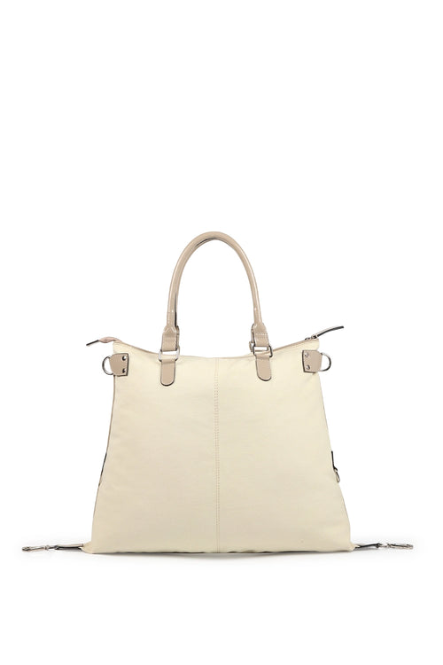 Gor Beige Light Blue Tote Bag