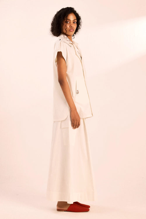 White Rose Pants