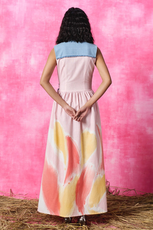 Blush Pop Shirt Dress