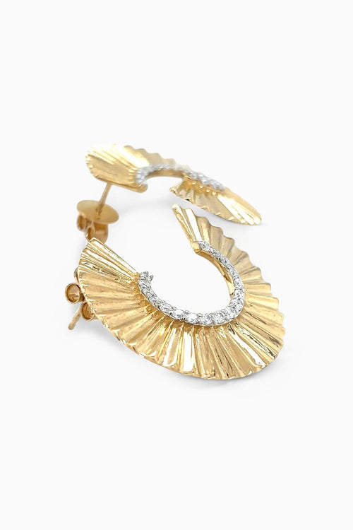 Radiant Crescent Earrings