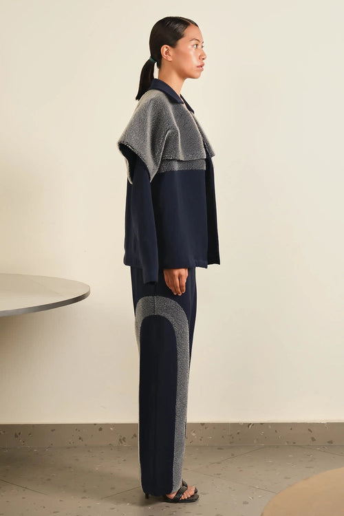 Night Sky Layer Jacket And Lunar Arc Trouser Set