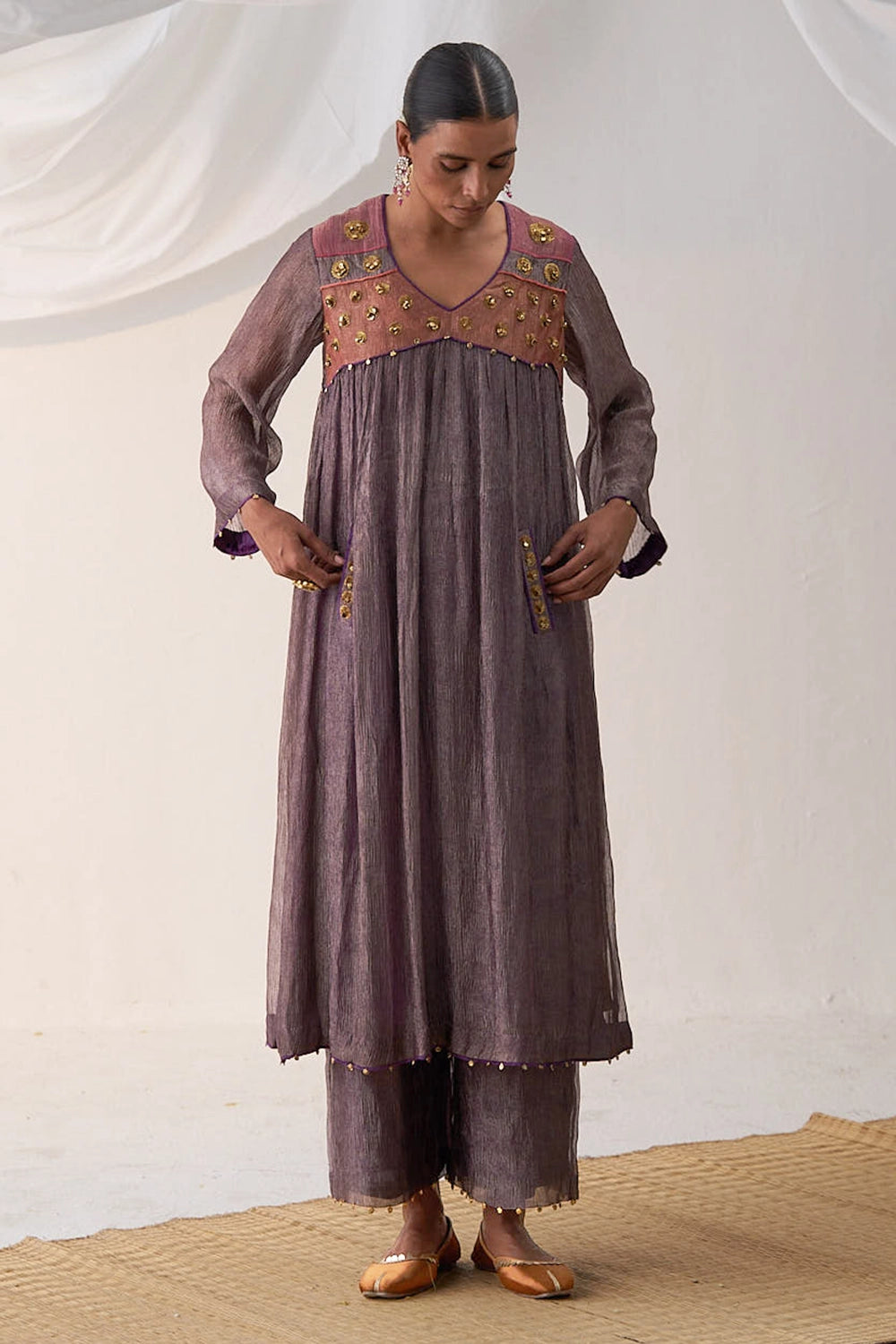 Adamya Purple Kurta