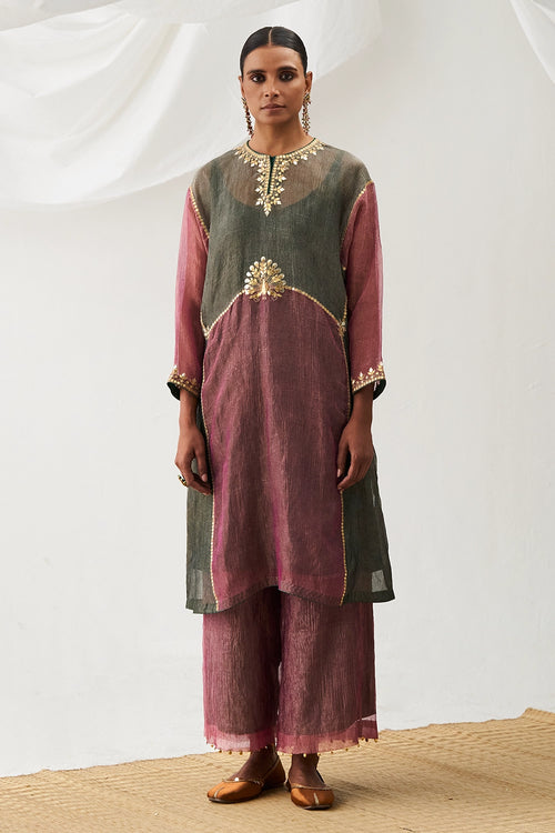 Maahru Pink Kurta Set