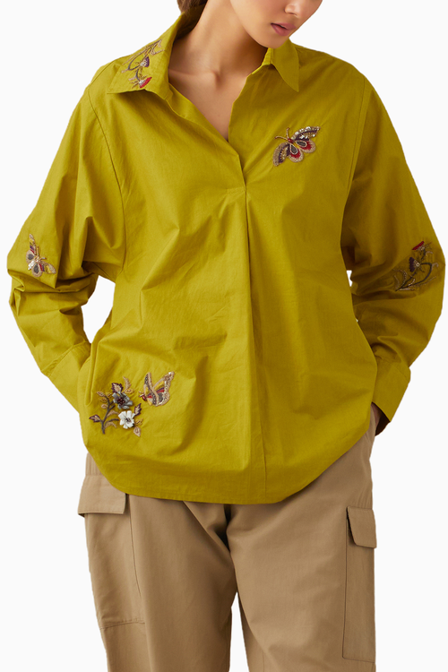 Nisha Mustard Shirt