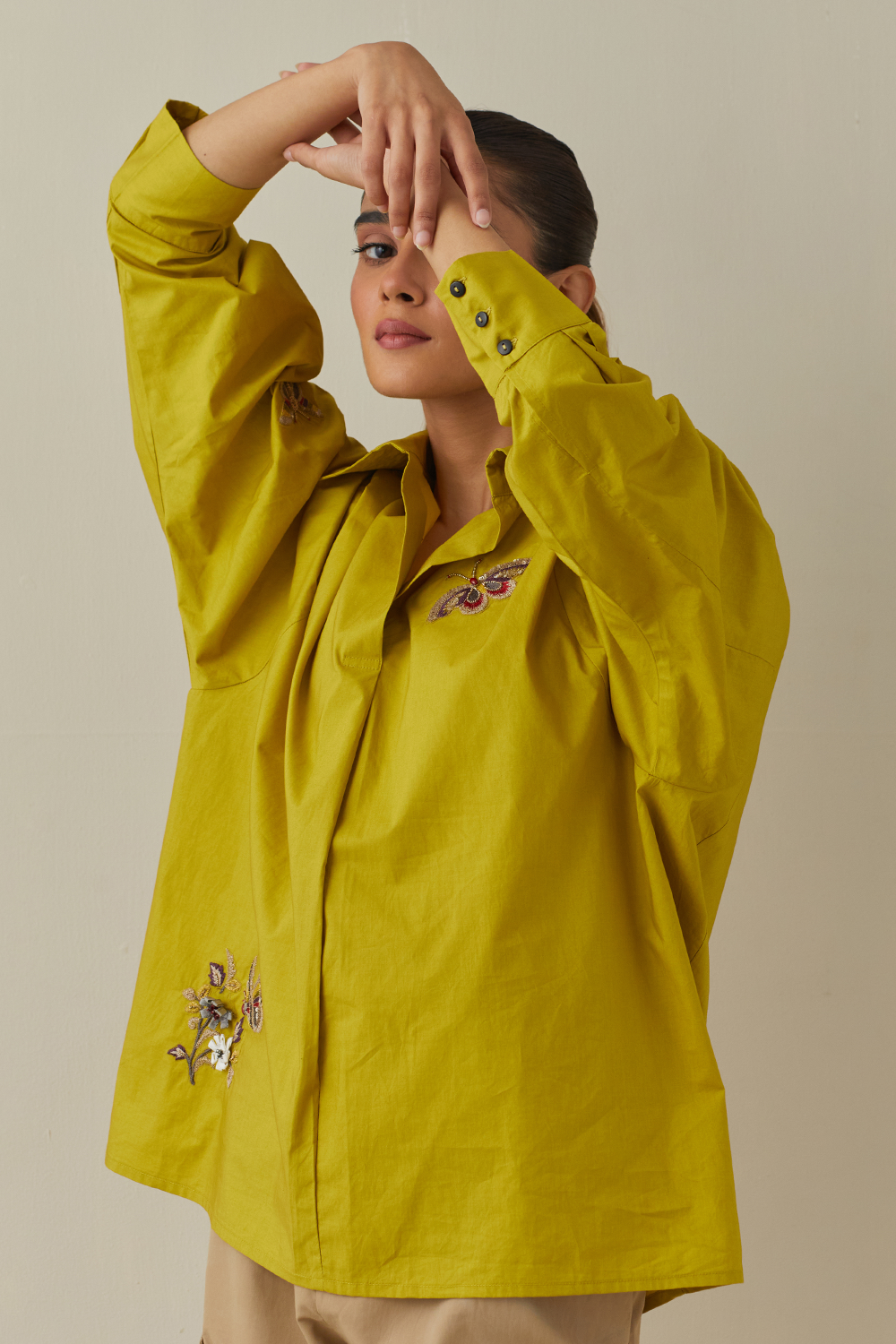 Nisha Mustard Shirt