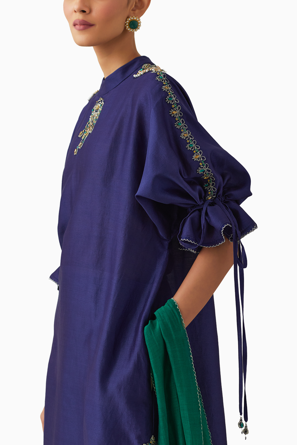 Bia Blue Kurta Set with Dupatta