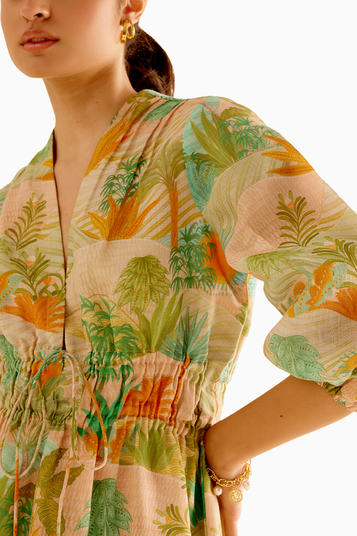 Wild Flower Mesh Dress