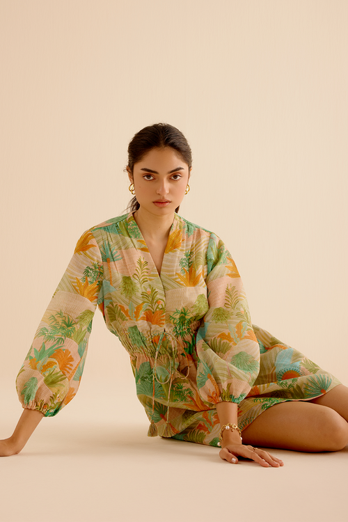 Wild Flower Mesh Dress