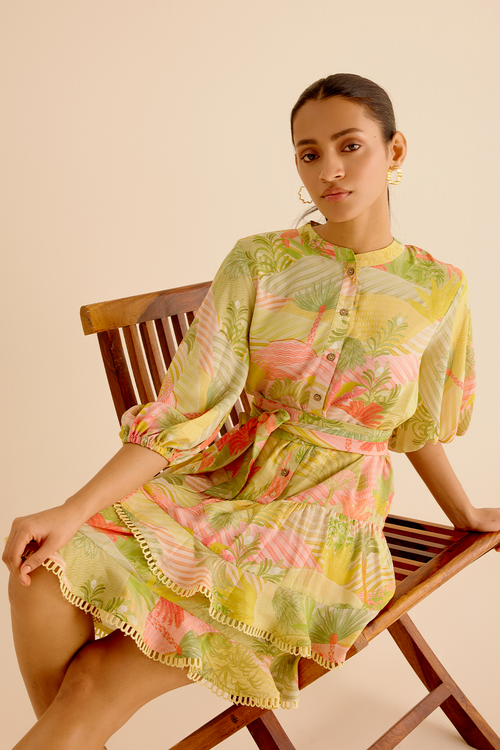 Wild Flower Layered Dress