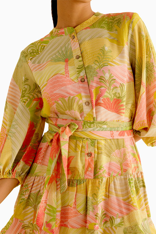 Wild Flower Layered Dress