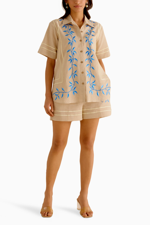 Floral Shirt Set
