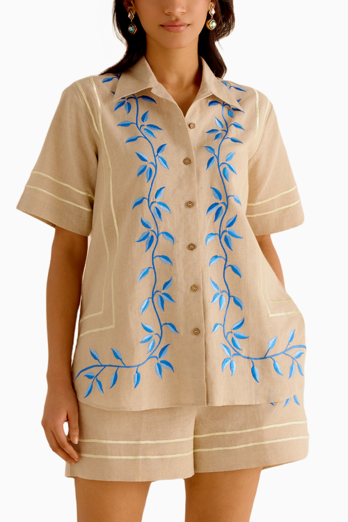 Floral Shirt Set