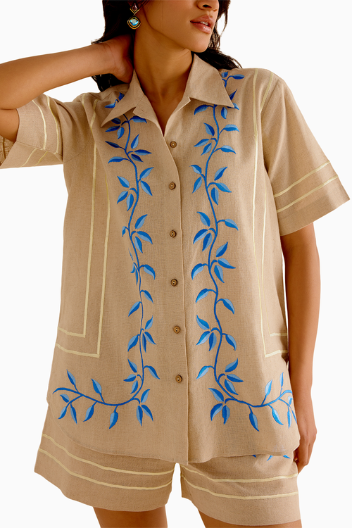 Floral Shirt Set