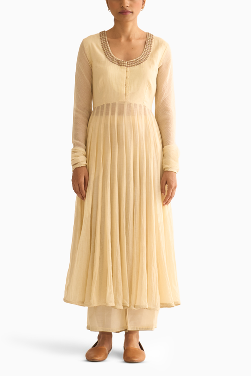 Vara Ivory Anarkali Set