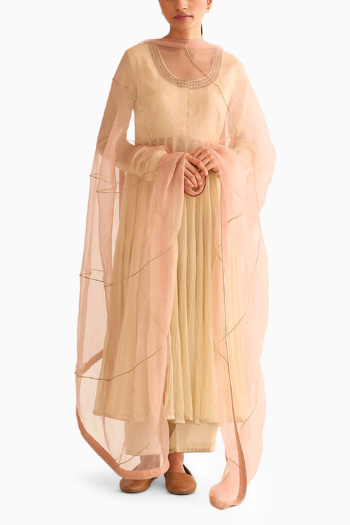 Vara Ivory Anarkali Set